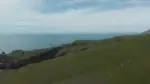 Beautiful coastal hills with ocean view at The Wildlands Conservancy.